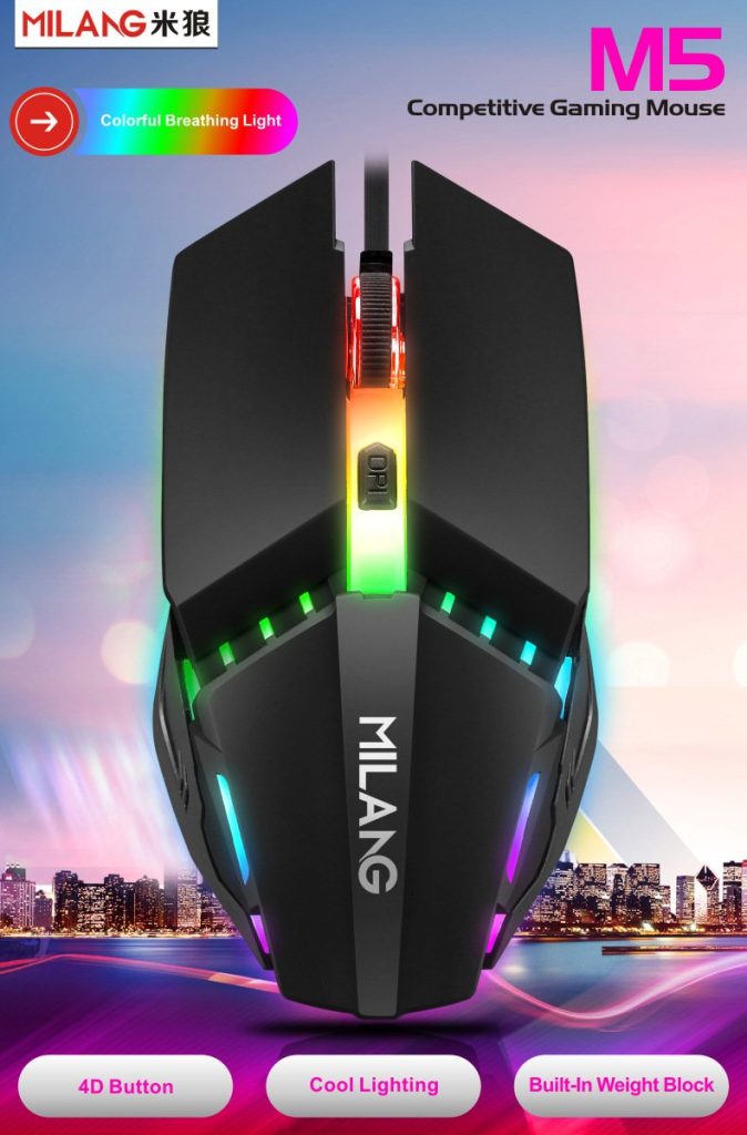 MILANG M5 Competitive Gaming Mouse